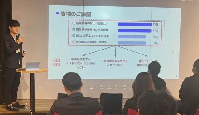 イベントでの登壇の様子